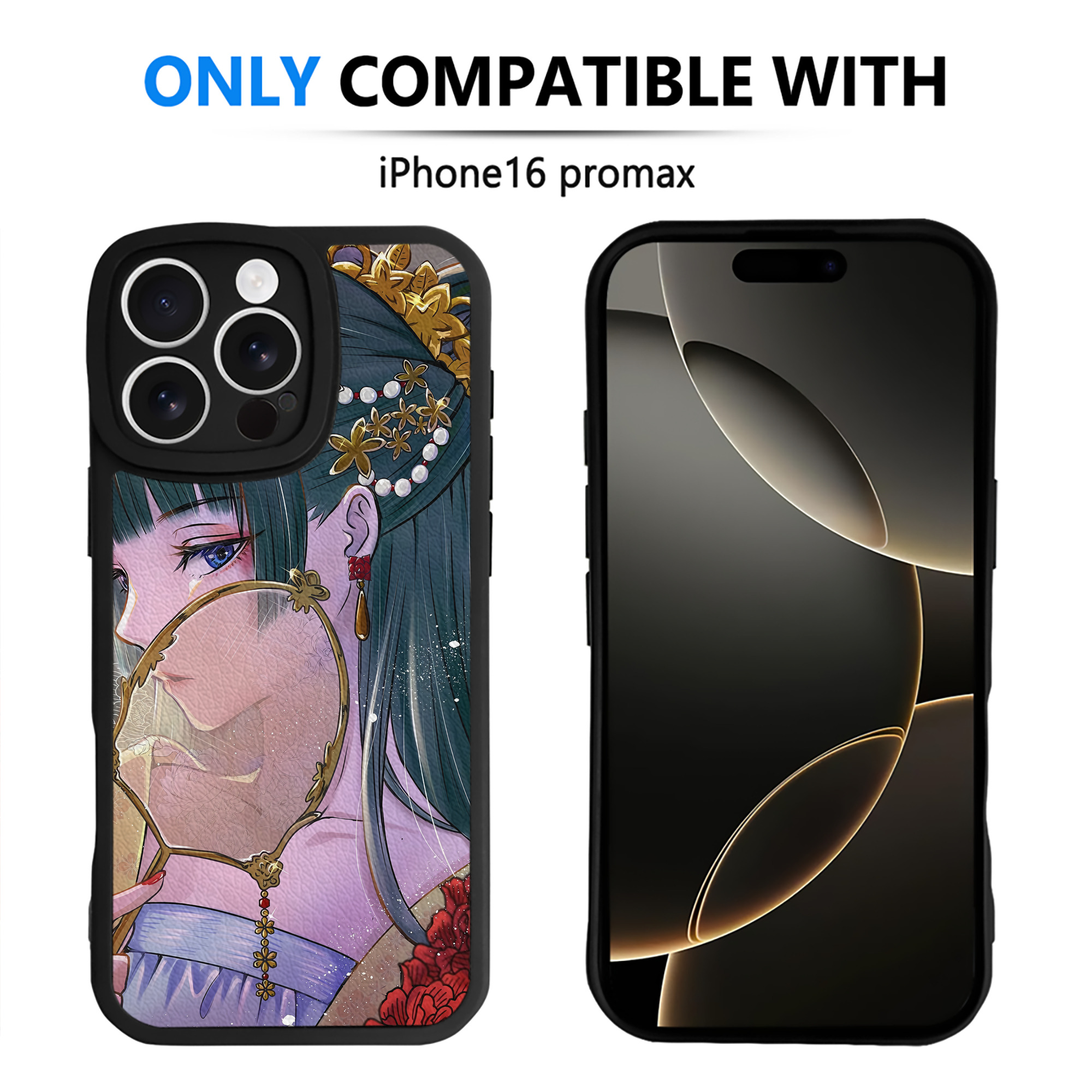 （画像用） 薬屋のひとりごと The Apothecary Diaries 【iPhone 16シリーズ対応】シリコンスマホケース（レザー調） 材質：シリコン